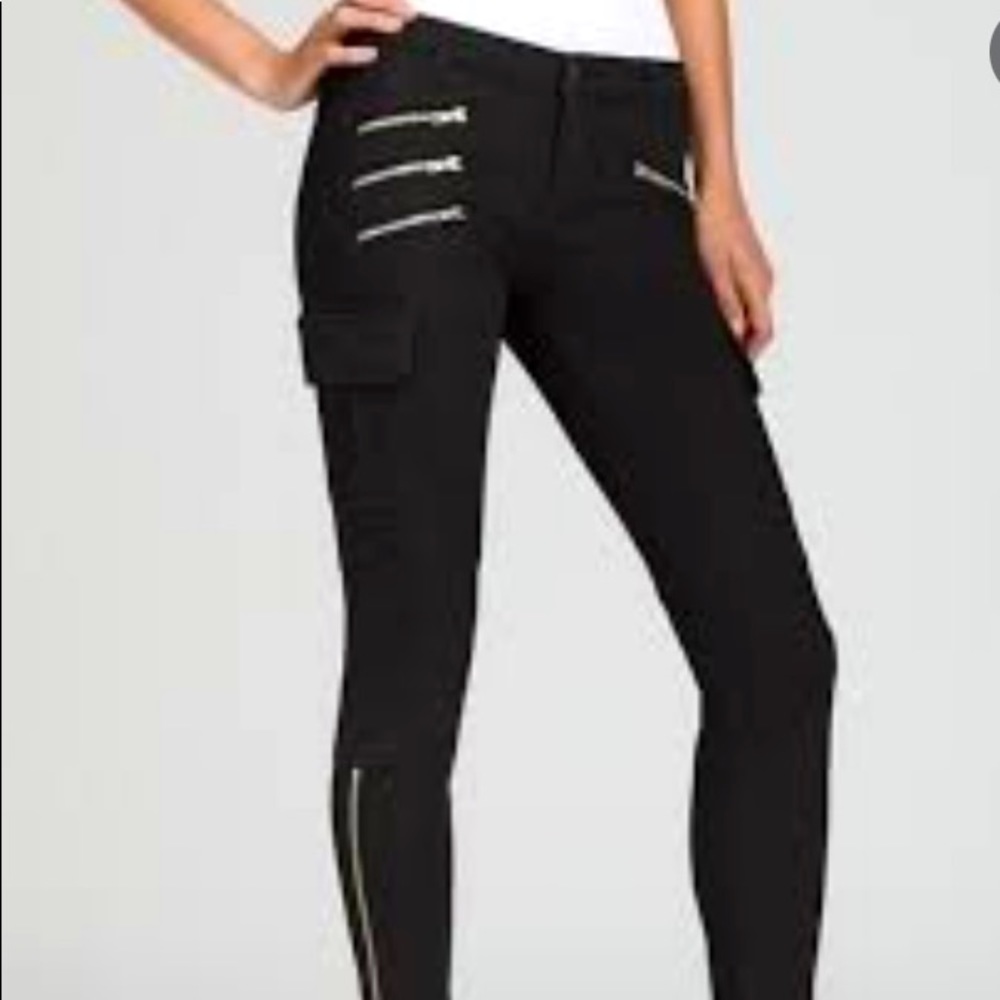 J Brand Brix Cargo Zip Skinny Sz 26